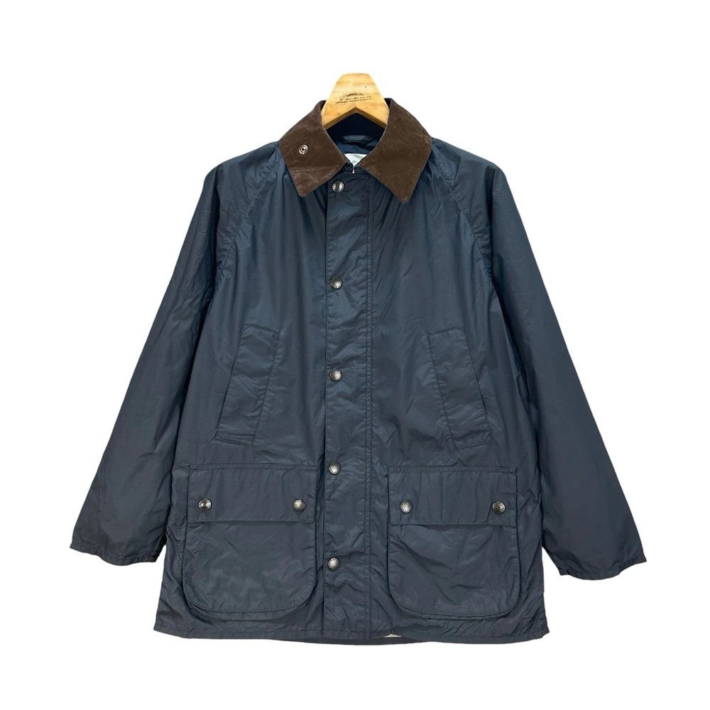Barbour Vintage Bedale Nylon Barn Jacket Navy Windproof PLEASE READ